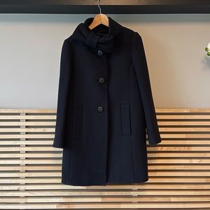🖤 Kate Spade Bow Neck Wool Coat